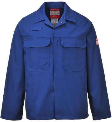 Jacheta ignifuga Bizweld, Albastru Royal, Portwest 
