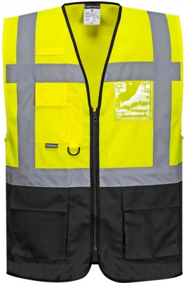 Vesta Hi-Vis Warsaw Executive, Galben/Negru, Portwest 