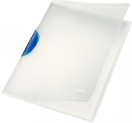 Dosar cu clip, A4, PP, Color Clip Magic, albastru, 6 buc/set Leitz