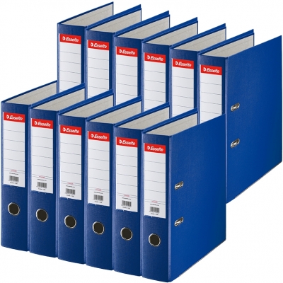 Biblioraft Economy, PP, A4, 75 mm, albastru, 20 buc/set Esselte