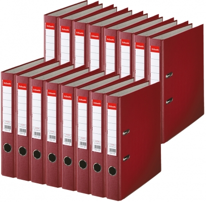 Biblioraft Economy, PP, A4, 50 mm, visiniu, 25 buc/set Esselte