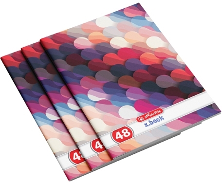 Caiet A4, 48 file, velin, Holografic, 10 buc/set, Herlitz