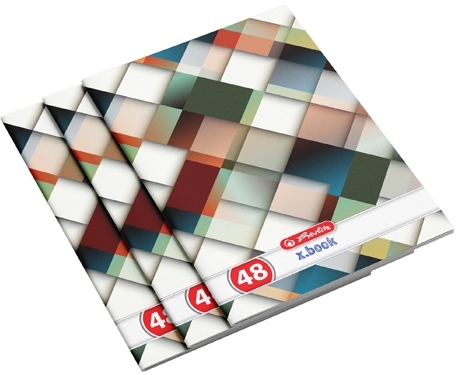 Caiet A4, 48 file, velin, Holografic, 10 buc/set, Herlitz