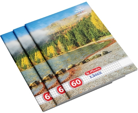 Caiet A4, 60 file, matematica, Romania, 5 buc/set, Herlitz