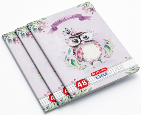 Caiet A5, 48 file, matematica, Enjoy, 10 buc/set, Herlitz