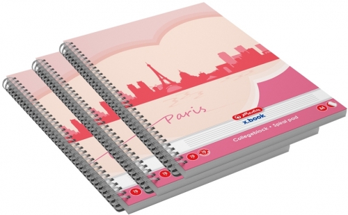 Caiet A4, 70 file, dictando, Economic, 5 buc/set Herlitz