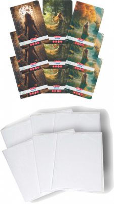 Pachet 10 caiete + coperti A5, 48 file, dictando, Fairy Tale Herlitz