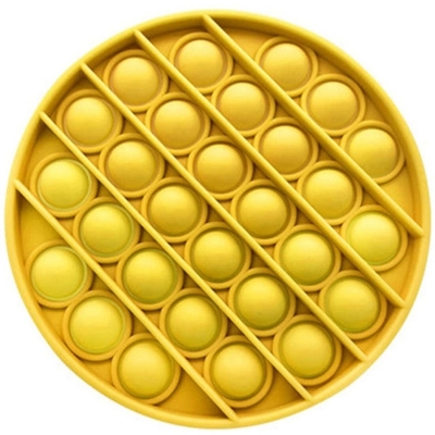 Jucarie senzoriala antistres Pop it Now and Flip it, Push Bubble, diverse culori, 4 forme/set