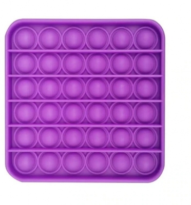Jucarie senzoriala antistres Pop it Now and Flip it, Push Bubble, diverse culori, 4 forme/set