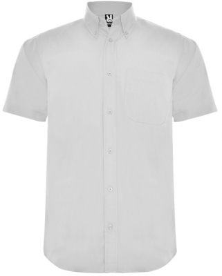 Camasa cu maneca scurta Aifos, pentru barbati, Alb, Roly 