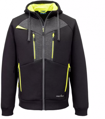 Hanorac cu fermoar, negru, regular, DX4, Portwest