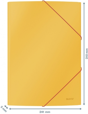 Mapa cu elastic Cosy, carton laminat, A4, 150 coli, Leitz