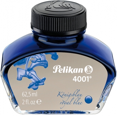 Calimara cu cerneala, Royal Blue 4001, 62.5 ml Pelikan