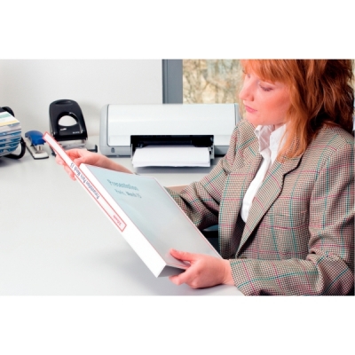 Caiet mecanic  Panorama, PP/PP, partial reciclat, certificare FSC, A4, mecanism 4DR, inel 20 mm, Esselte
