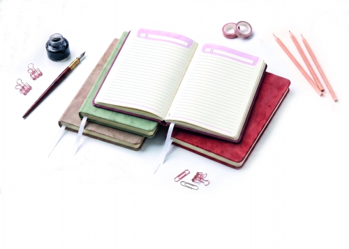 Agenda Pastel 13 x 21 cm, nedatata, Ego, diverse culori