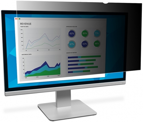 Filtru de confidentialitate negru pentru monitor standard de 19 inch 3M