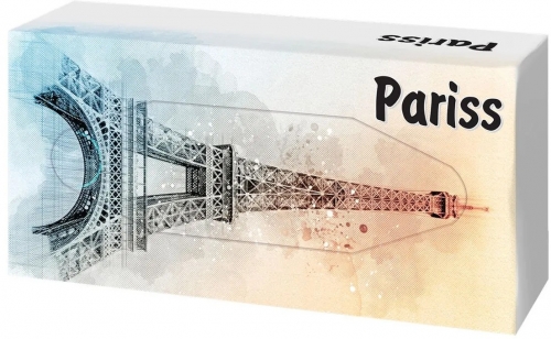 Servetele faciale Pariss, albe 3 straturi 100 buc/cutie