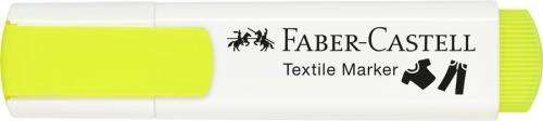 Marker textil Neon, varf tesit, 1-5 mm Faber-Castell