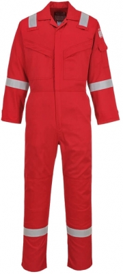 Combinezon ignifug antistatic Super Light, Rosu, Tall, Portwest 