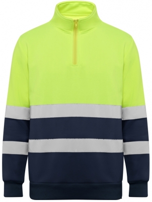 Hanorac Hi-Vis Spica, unisex, Bleumarin/Galben Fluorescent, Roly 