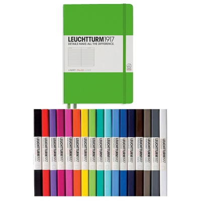 Caiet cu elastic A5, 125 file, dictando, Leuchtturm1917