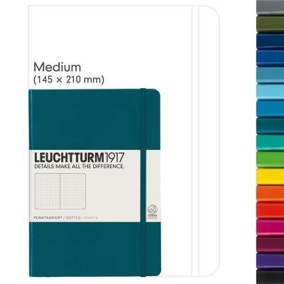 Caiet cu elastic A5, 125 file, punctat, Leuchtturm1917 