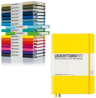 Caiet cu elastic A5, 125 file, punctat, Leuchtturm1917 