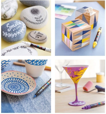 Marker cu vopsea PC-5M Posca 1.8 - 2.5 mm Uni-Ball