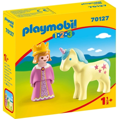 1.2.3 Printesa Cu Unicorn Playmobil