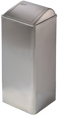 Cos de interior cu capac batant, inox satinat, 80 litri, Mediclinics 