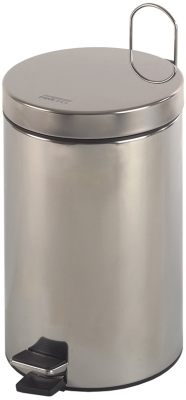 Cos de interior cu pedala, inox satinat, capacitate 3 litri, Mediclinics
