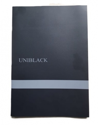 Caiet dictando Pigna, A5, 48 file, coperta PP, Uniblack, 250 microni, 60g/mp