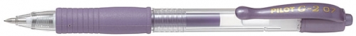 Roller cu gel G-2, metalic Pilot 0.7 mm varf mediu, diverse culori