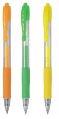 Roller cu gel G-2 Neon Pilot 0.7mm varf mediu, diverse culori