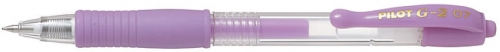 Roller cu gel G-2 Pastel Pilot 0.7 mm varf mediu, diverse culori