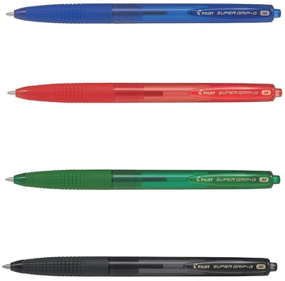 Pix cu bila Supergrip G Pilot 1.0 mm varf gros retractabil, diverse culori