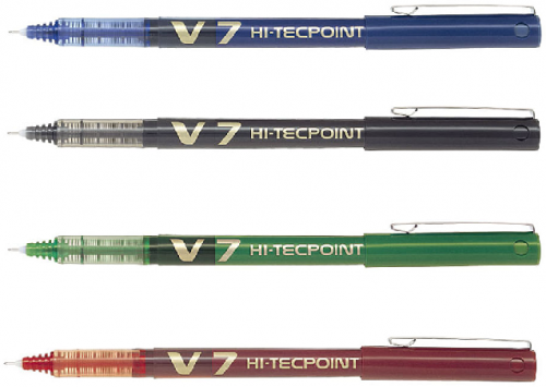 Roller V7 Hi-Tecpoint Pilot 0.7 mm varf mediu, diverse culori