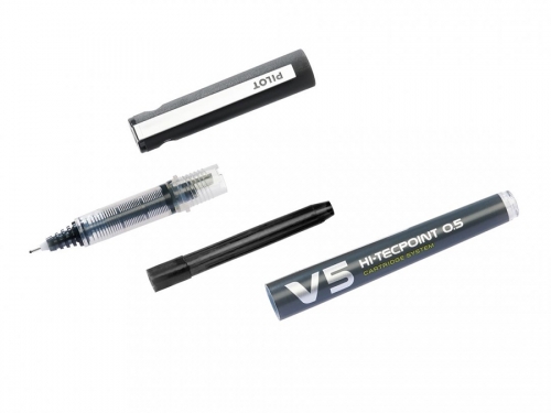 Roller reincarcabil V5 Hi-Tecpoint 0.5 mm Pilot