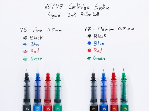 Roller reincarcabil V5 Hi-Tecpoint 0.5 mm Pilot