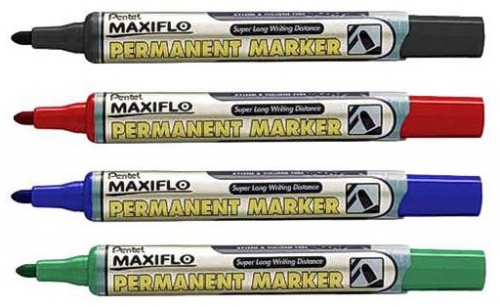 Marker permanent Maxiflo varf rotund 4.5 mm Pentel