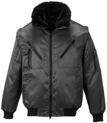 Jacheta pilot 4 in 1, Negru, Portwest 