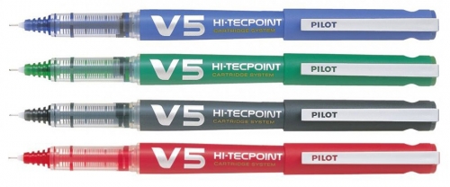 Roller reincarcabil V5 Hi-Tecpoint 0.5 mm Pilot