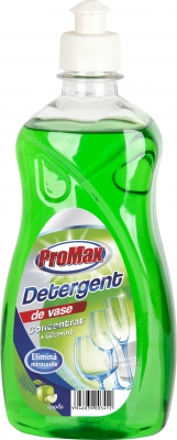 Detergent vase 500 ml verde Promax