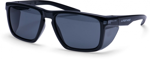 Ochelari de protectie cu scuturi laterale negru Portwest