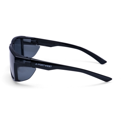 Ochelari de protectie cu scuturi laterale negru Portwest