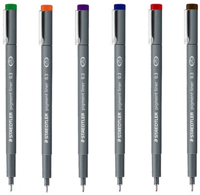 Liner pigment 0.3 mm Fineliner 308 Staedtler