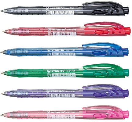 Pix cu mecanism 0.38 mm liner 308F Stabilo