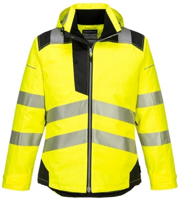 Jacheta de iarna Hi-Vis PW3, Galben/Negru, Portwest 