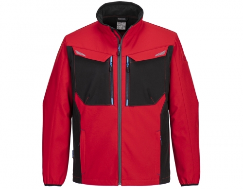 Jacheta Softshell WX3, Deep Red, Portwest