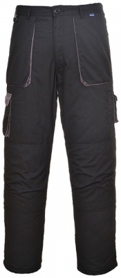 Pantaloni Texo Contrast, Negru, Tall, Portwest 